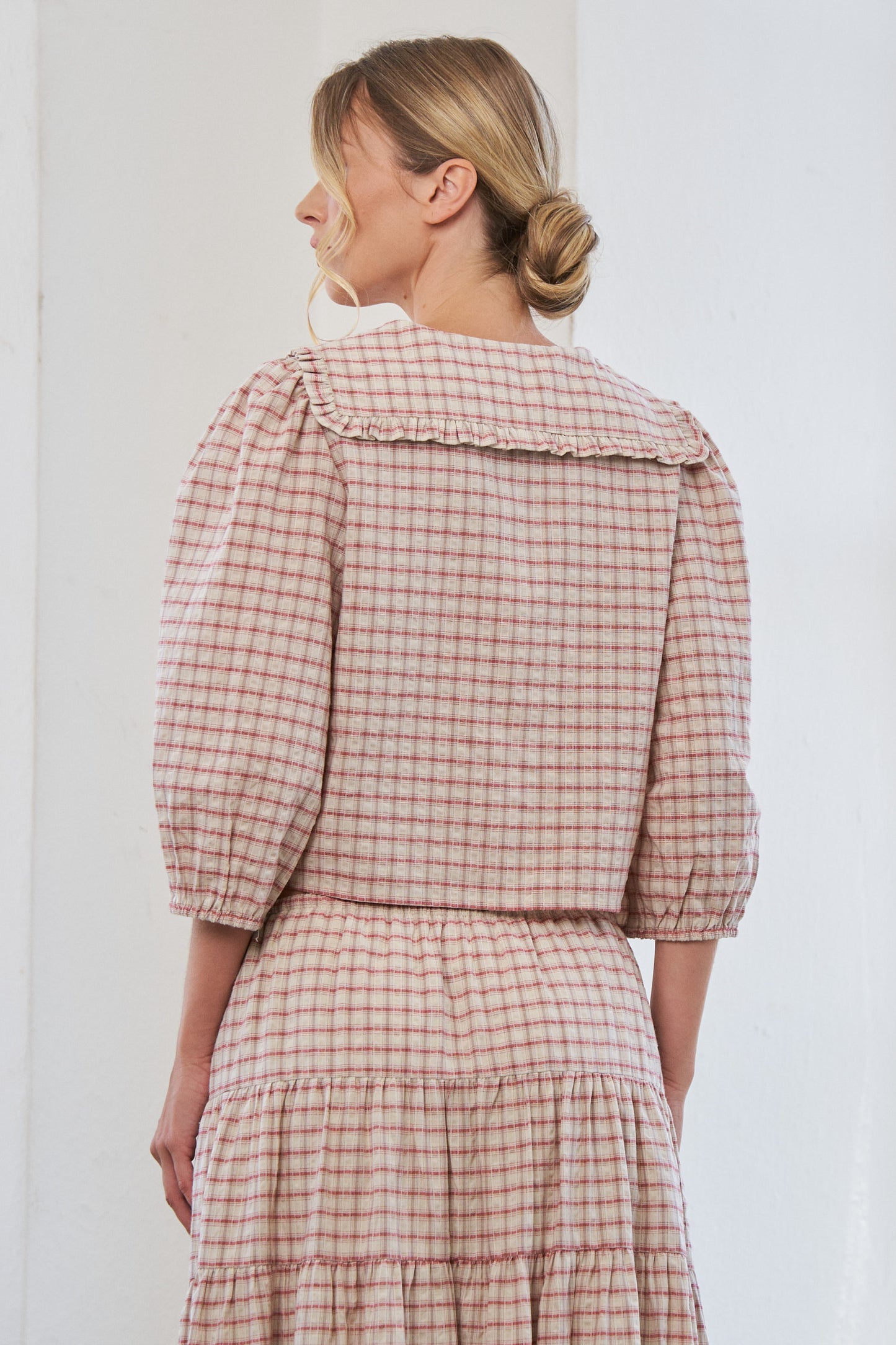 Mabel Gingham Top