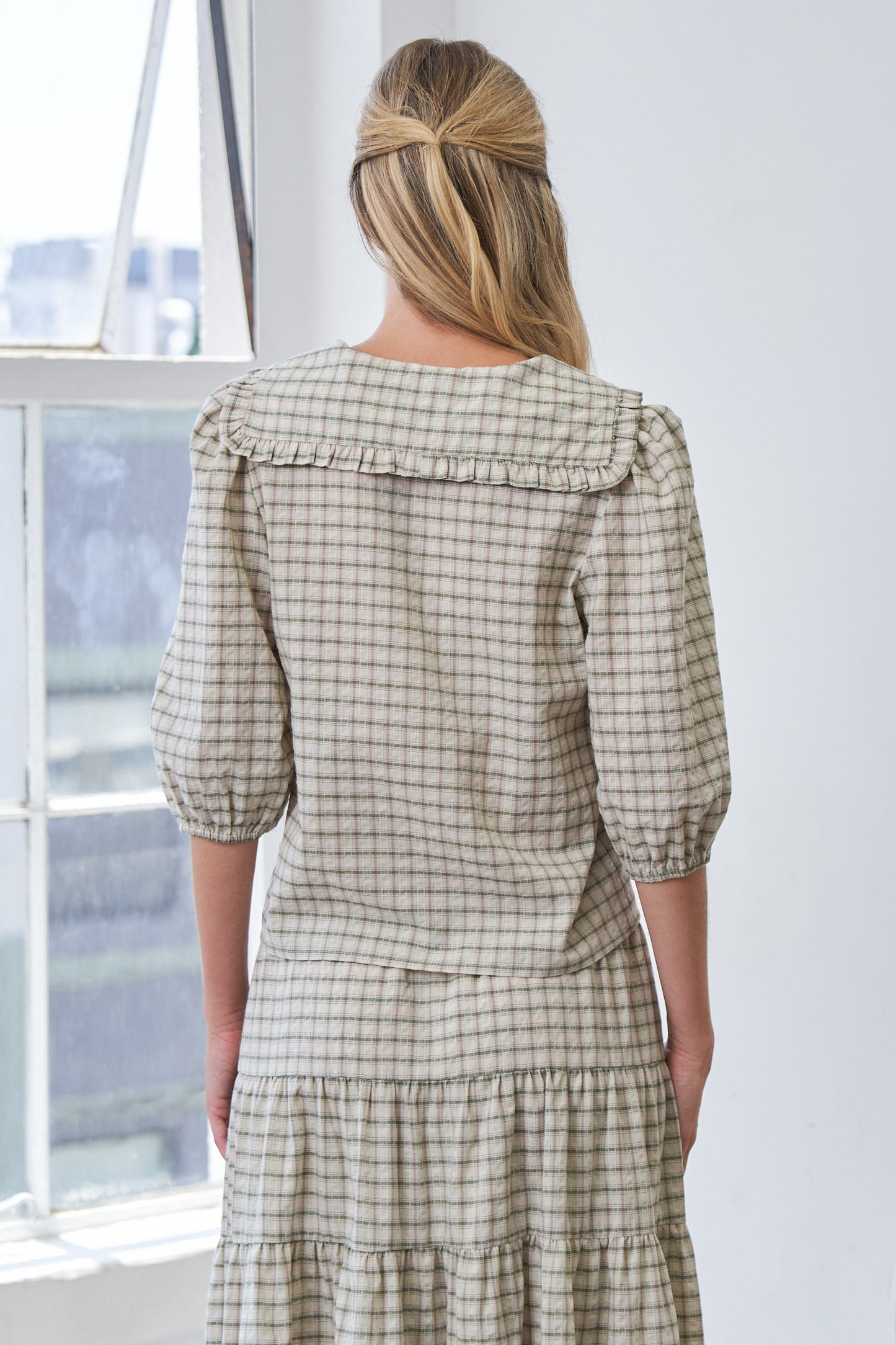 Mabel Gingham Top