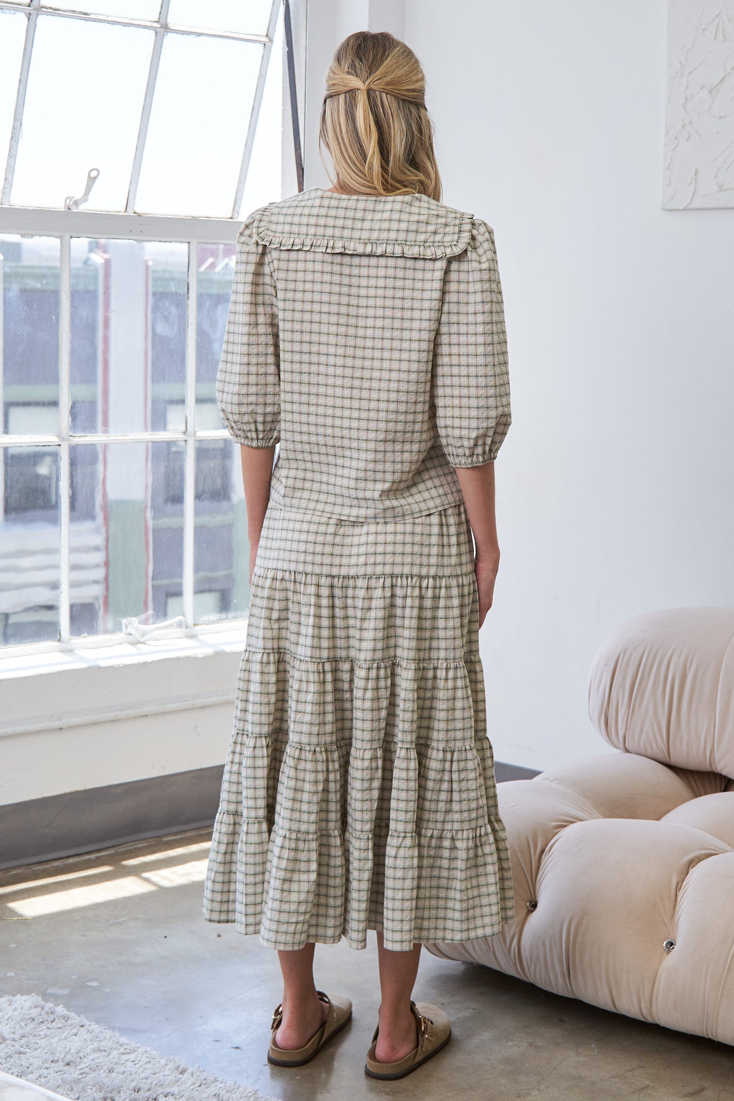 Mabel Gingham Top