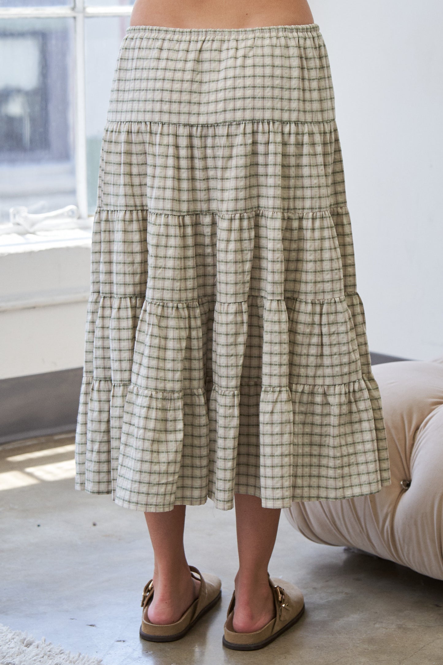 Mabel Gingham Skirt