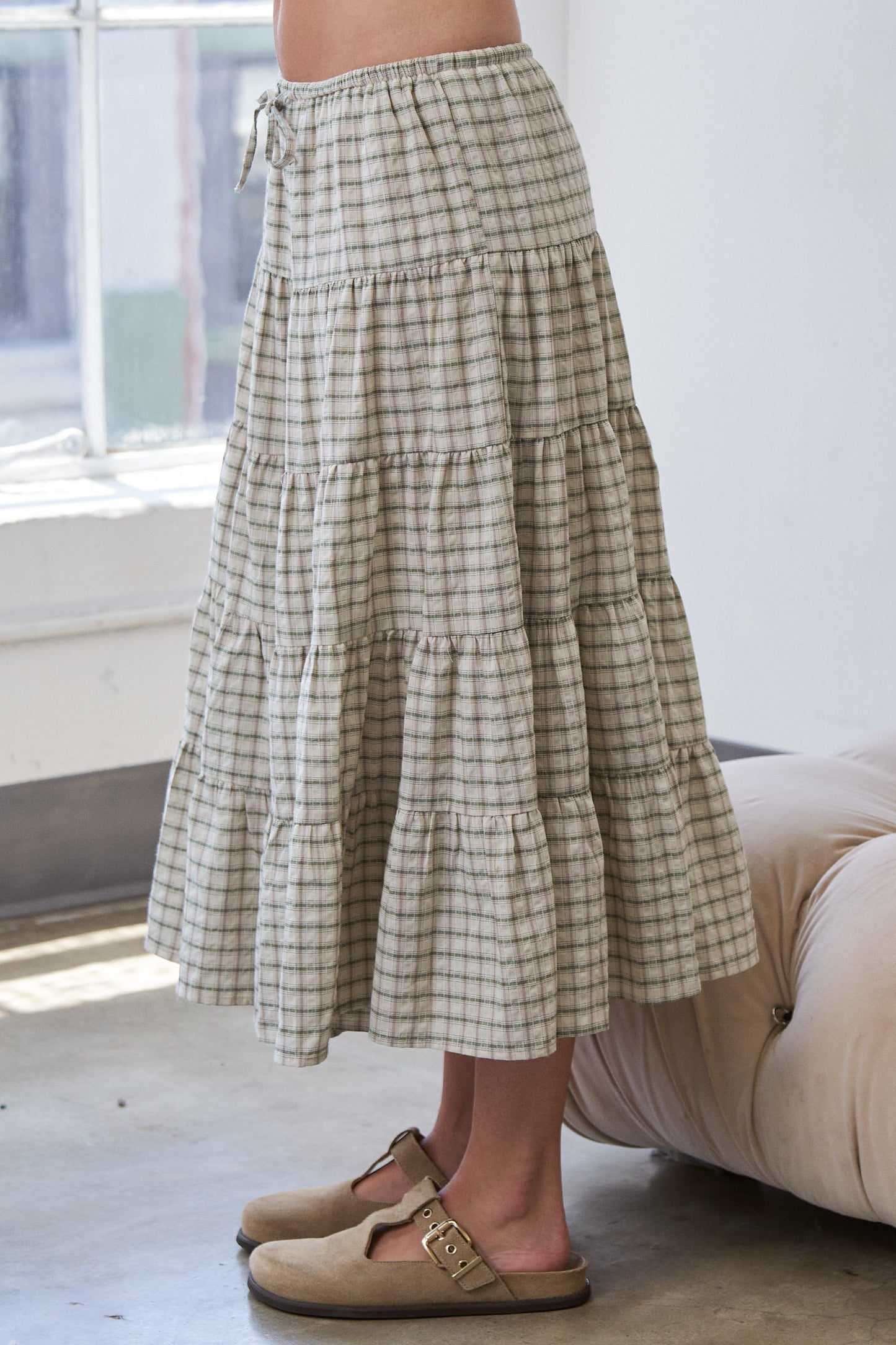 Mabel Gingham Skirt