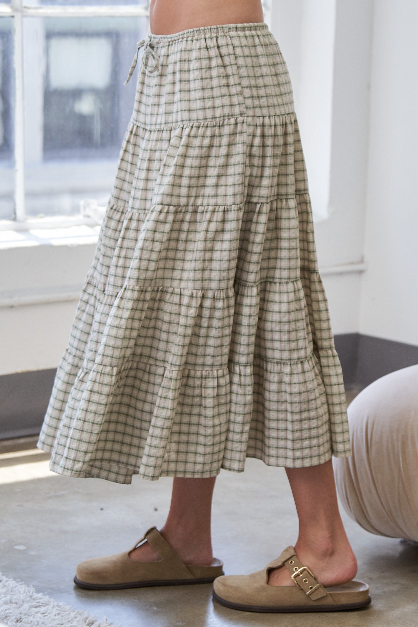 Mabel Gingham Skirt