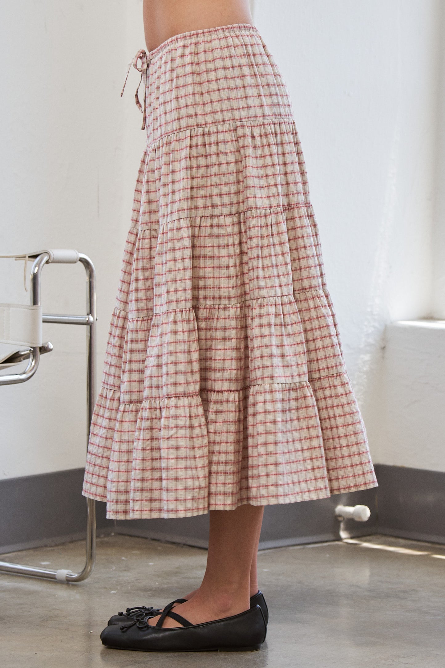 Mabel Gingham Skirt