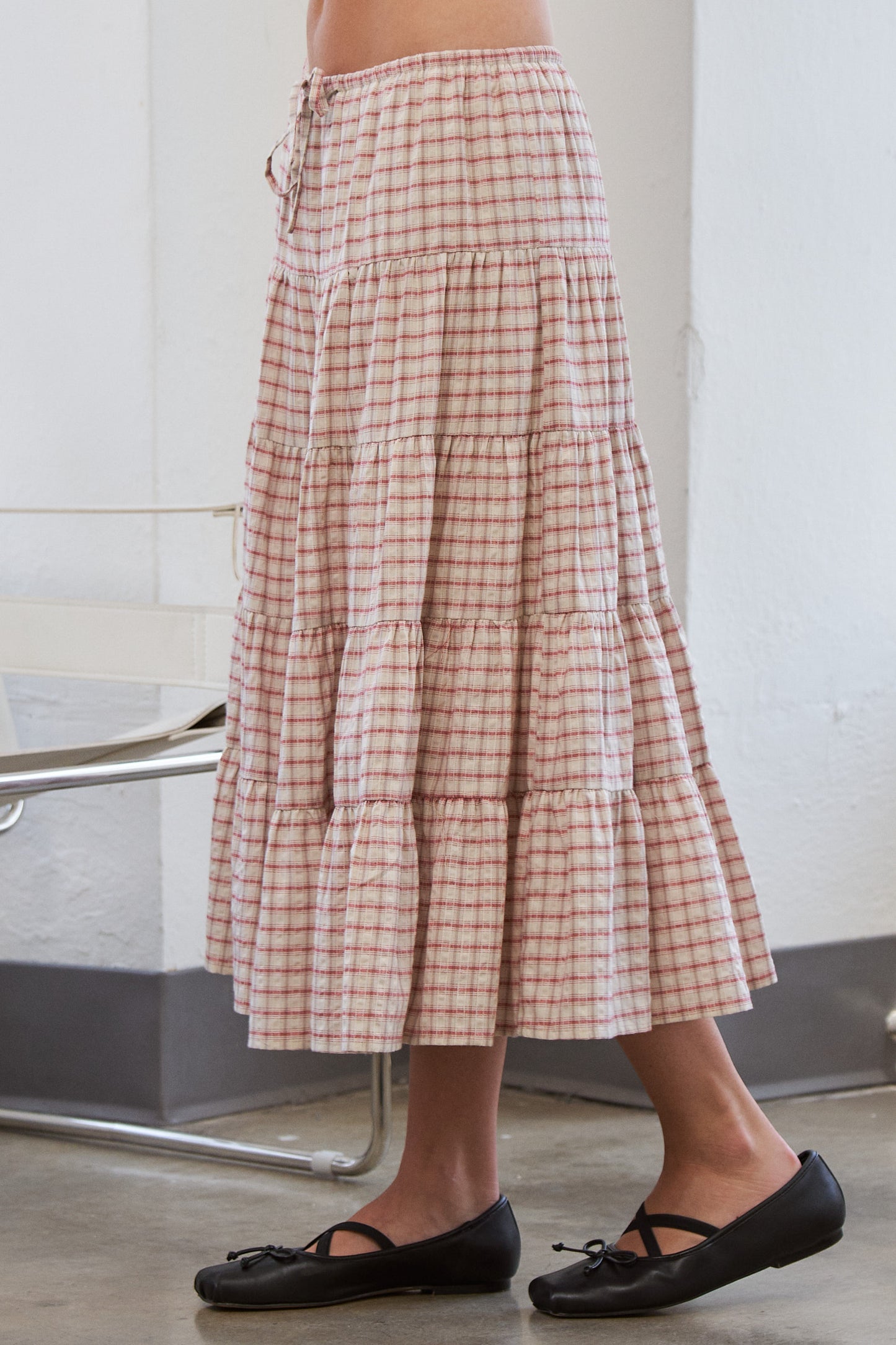 Mabel Gingham Skirt