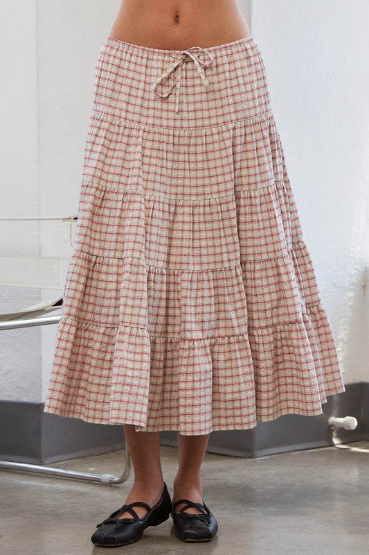 Mabel Gingham Skirt