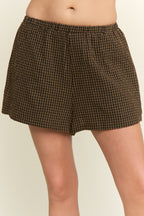 Donnie Gingham Shorts