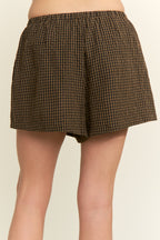 Donnie Gingham Shorts