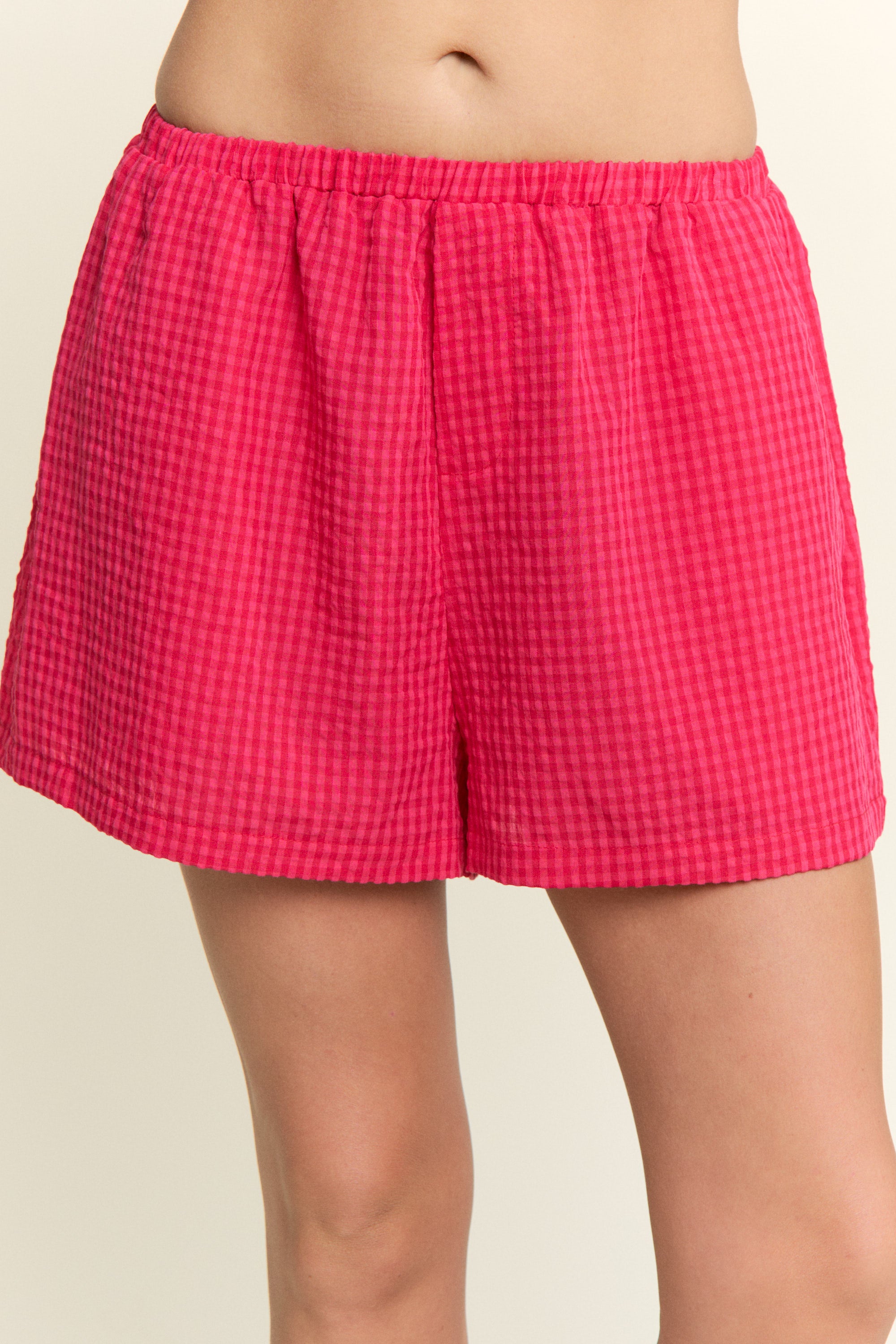 Donnie Gingham Shorts