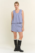 Donnie Gingham Shorts