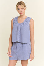 Donnie Gingham Top