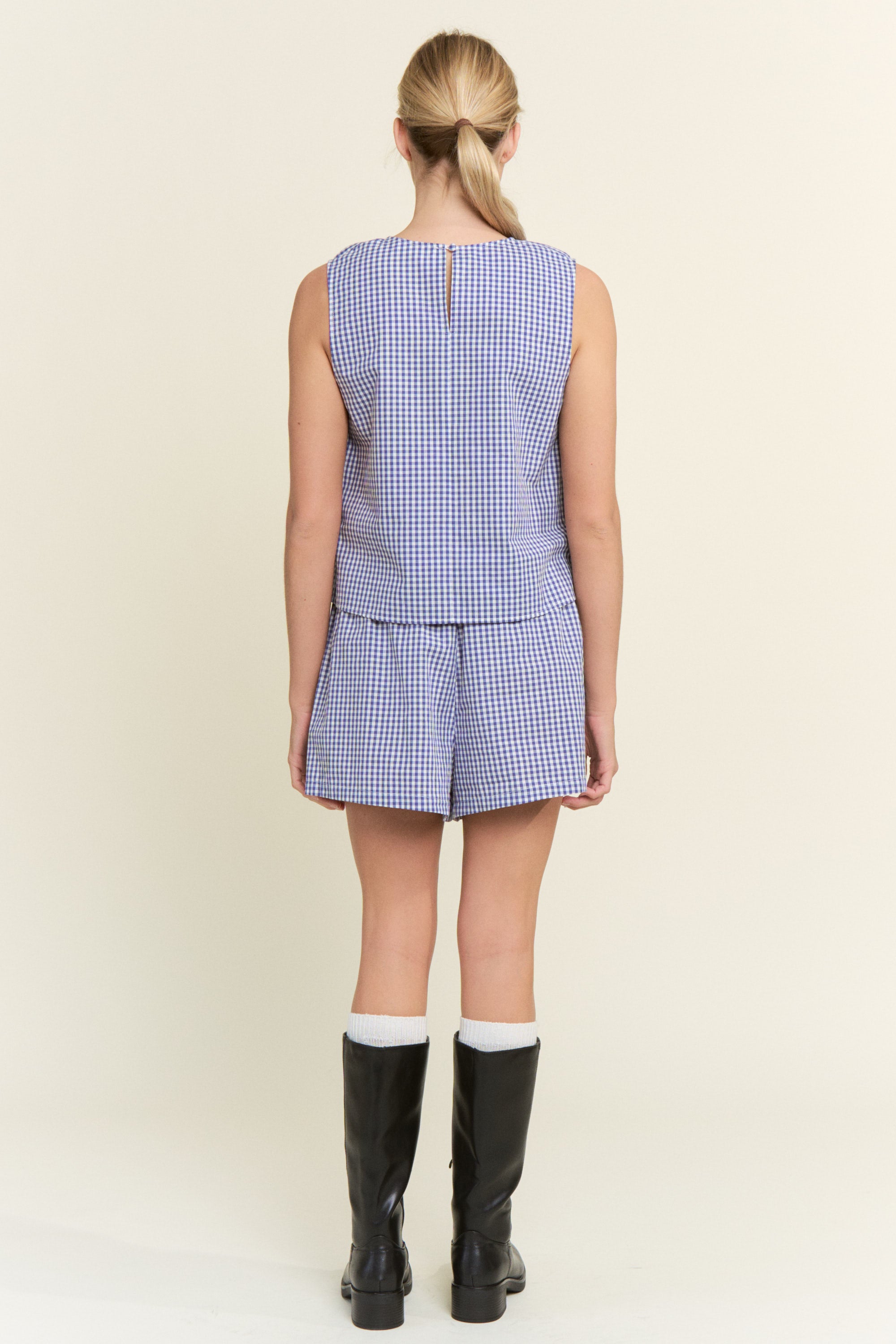 Donnie Gingham Shorts