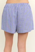 Donnie Gingham Shorts