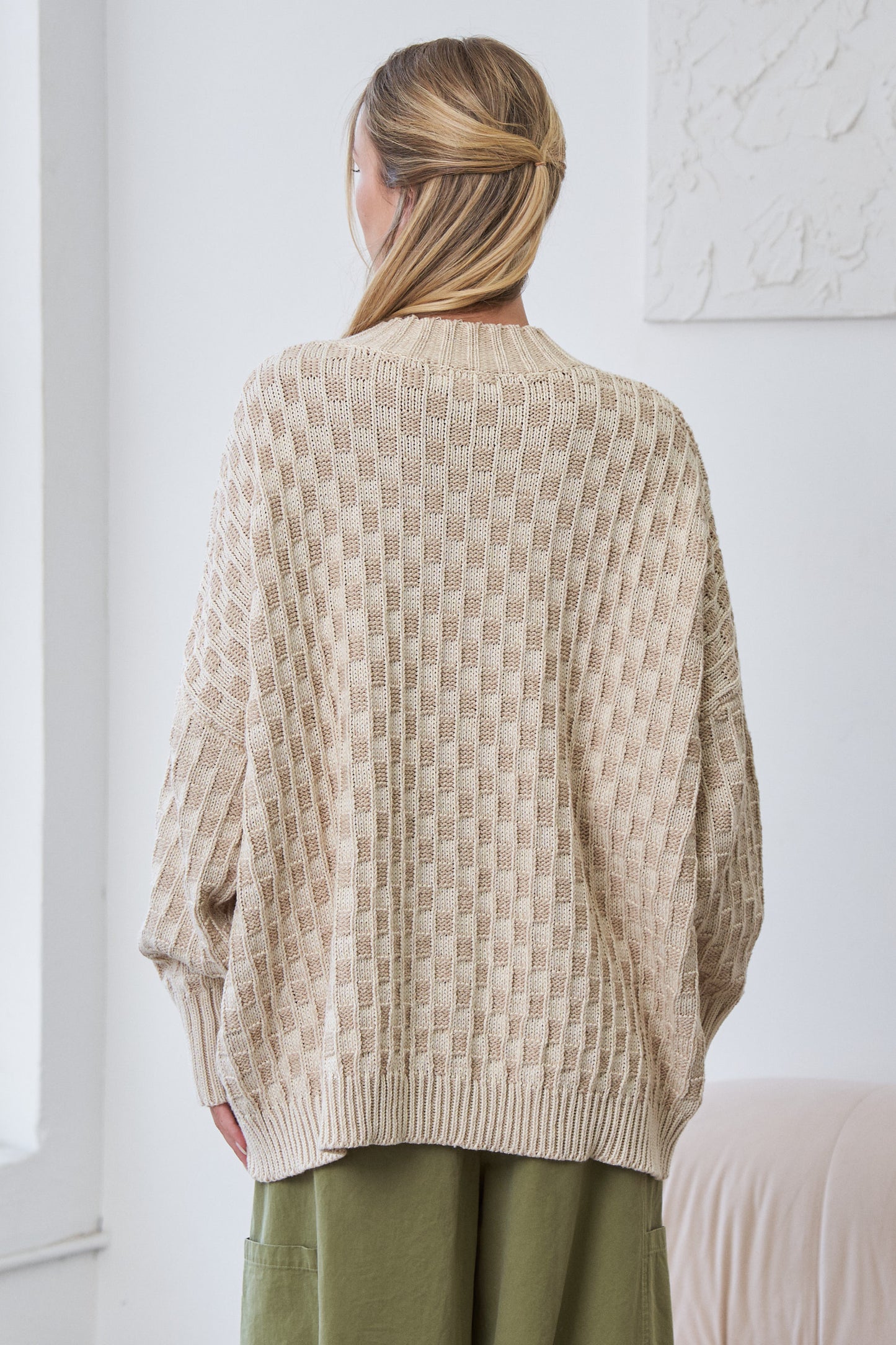 Cleo Checkered Sweater