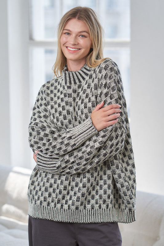Cleo Checkered Sweater
