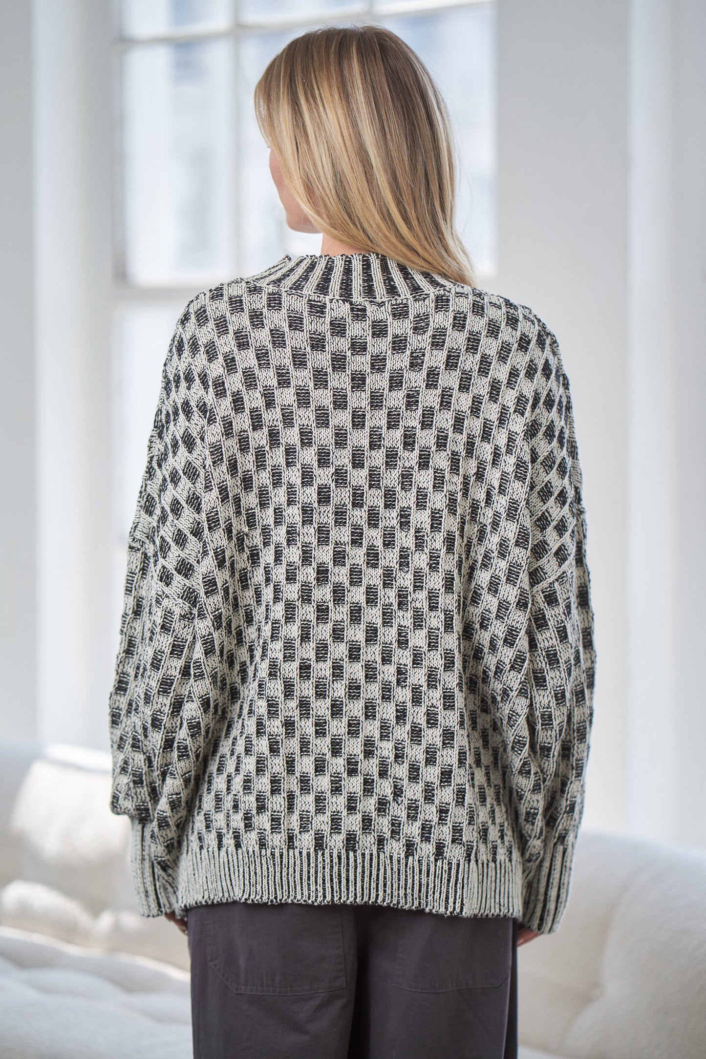 Cleo Checkered Sweater