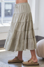 Mabel Gingham Skirt