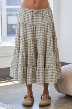 Mabel Gingham Skirt