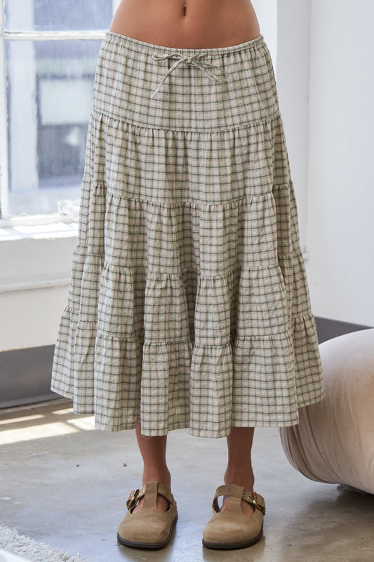 Mabel Gingham Skirt