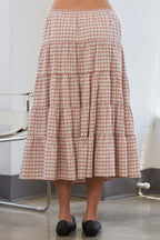 Mabel Gingham Skirt