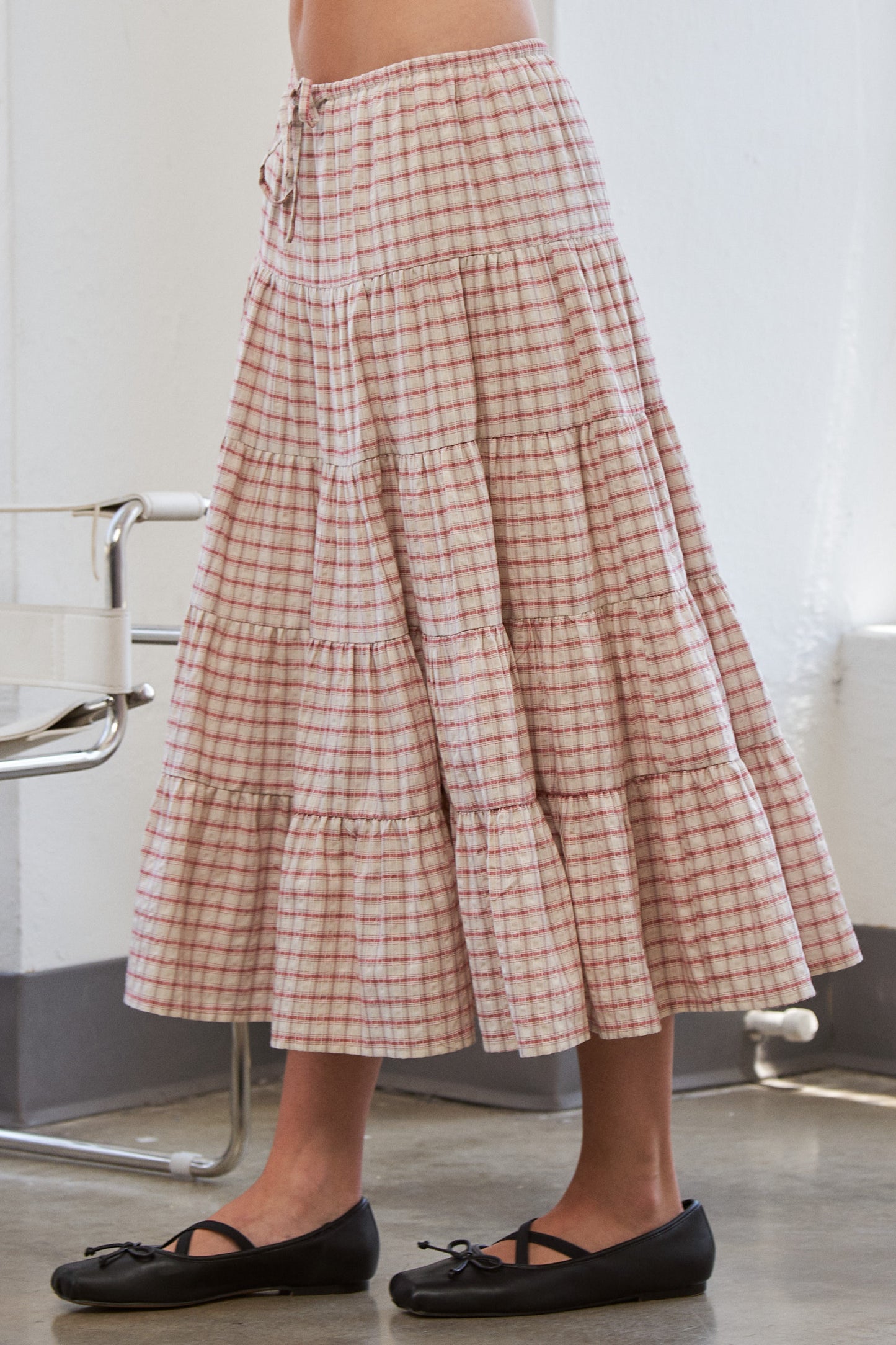 Mabel Gingham Skirt